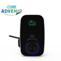 Borne JUPITER double prise avec connecteur Type 2S et lecteur RFID intégré