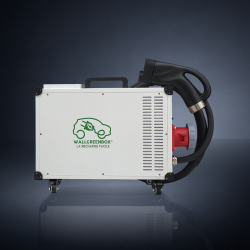 Chargeur mobile DC 40 kW JUPITER wallgreenbox avec prise tétra 63A et connecteur Combo CCS2