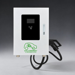 Borne de recharge rapide murale JUPITER DC 40 kW WALLGREENBOX avec connecteur CCS2
